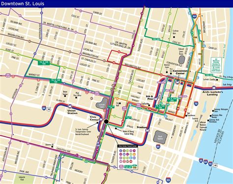 stl metro map